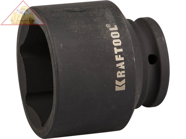 Торцовая головка KRAFTOOL "INDUSTRIE QUALITAT" ударная (3/4"), FLANK, Cr-Mo, фосфатированная, 55 мм, 27945-55_z01