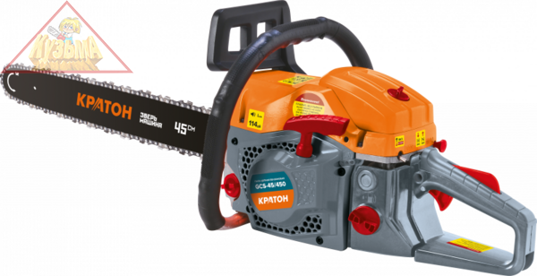 Пила цепная бензиновая Кратон Зверь машина GCS-45/450, 3 14 02 019