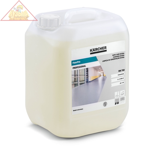 Средство для влажной уборки Karcher FloorPro Extra RM 780, 10 л, арт. 6.294-997.0