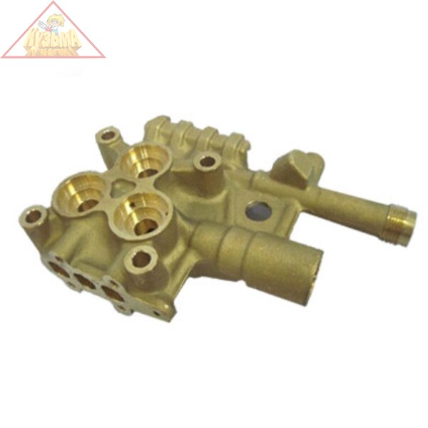 Головка блока цилиндров для аппаратов высокого давления Karcher Xpert HD 7125, Xpert HD 7140, Xpert HD 7170, HD 5/12, HD 5/14, HD 5/15, HD 5/15, HD 6/13, Wuerth HDR 160 Compact, арт. 5.550-302.3