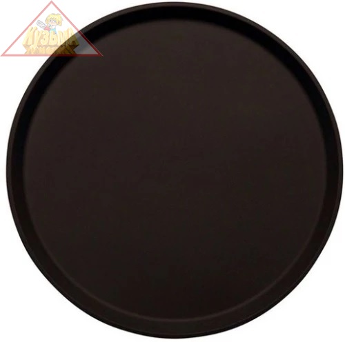 Поднос круглый 280 мм прорезиненный Viatto JW-1100P