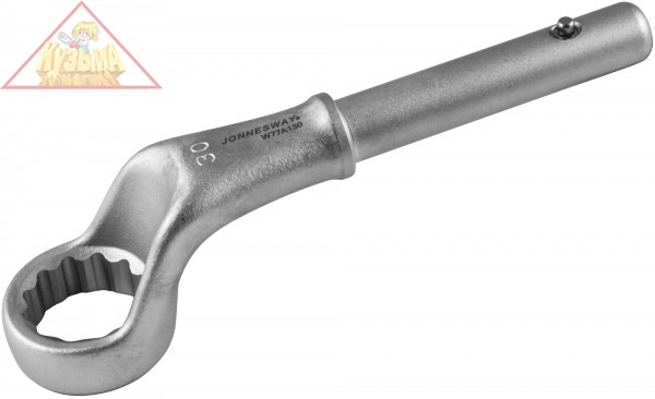 W77A130 Ключ накидной усиленный, 30 мм, d18.5/200 мм Jonnesway