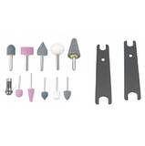 Набор бормашинка пневматическая угловая 18000 об/мин., патрон 3/6 мм, L-155 мм с насадками, 15 предметов Jonnesway JAG-0913RMK