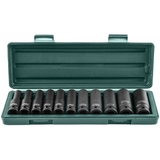 Набор головок торцевых ударных глубоких 1/2"DR, 10-24 мм, 11 предметов Jonnesway 03AD4111S