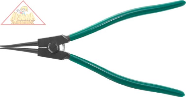 Щипцы прямые для стопорных колец удлиненные с ПВХ рукоятками Jonnesway, разжим, 85-165 мм, 3.5-4.0 мм, 310 мм, арт. P18012C