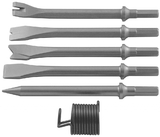 Набор молоток пневматический 2100 уд/мин., патрон H10, с насадками, 8 предметов Jonnesway JAH-6833HK