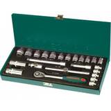 Набор головок торцевых 3/8"DR, 6-22 мм, 25 предметов Jonnesway S04H3125S