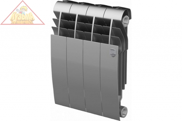 Радиатор Royal Thermo BiLiner 350 /Silver Satin - 4 секц. RTBSS35004, арт. НС-1197128 