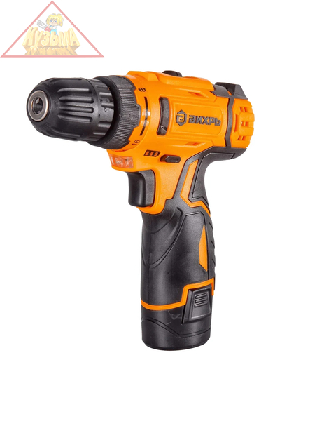 Дрель-шуруповерт аккумуляторная ДА-12Л-2КА Вихрь 72/14/26