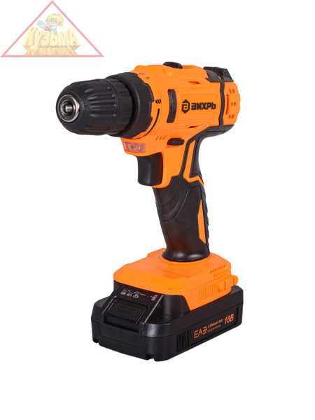 Дрель-шуруповерт аккумуляторная ДА-18Л-2КА Вихрь 72/14/25