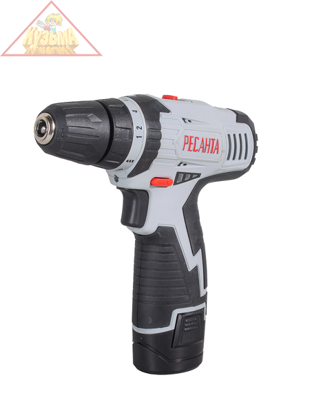 Дрель-шуруповерт аккумуляторная ДА-12-2Л Ресанта 75/14/1