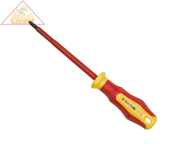 09202 Shtok Отвертка 5.5х125 мм 1000v.    