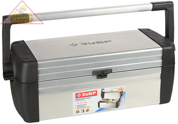 Ящик для инструмента металлический ЗУБР "Эксперт" 38151-28