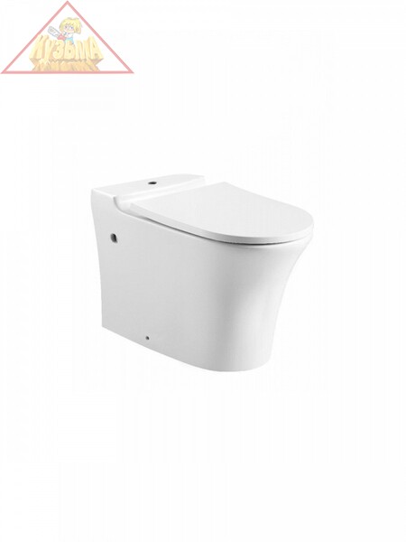 Унитаз-компакт (чаша) сиденье в комплекте, BRAVAT PURA CX21214UW-P-RUS