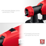 Электрический краскопульт Зубр МАСТЕР КПЭ-350