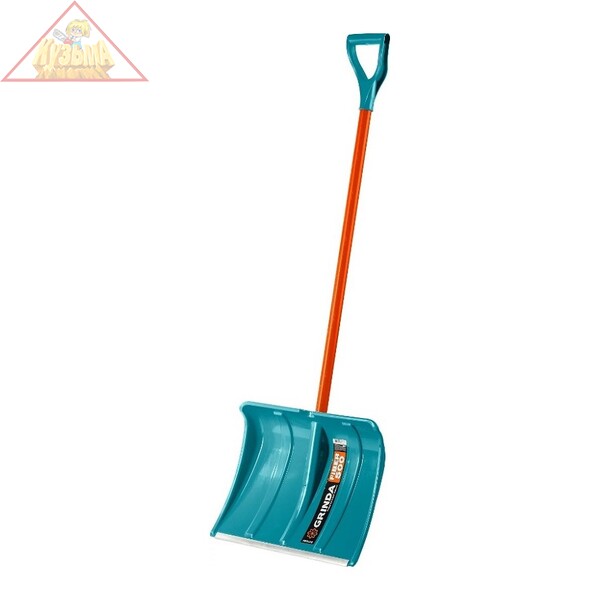 Лопата 500 мм, с алюминиевой планкой, снеговая пластиковая FIBER-500 ProLine GRINDA 39940