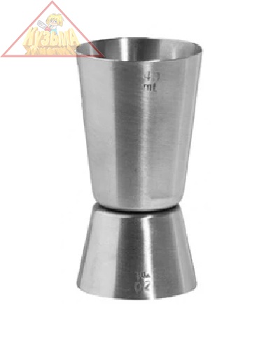 Джиггер 20х40 мл нержавеющая сталь VIATTO JI22