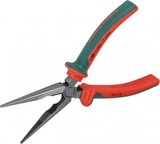 Длинногубцы диэлектрические прямые с двухкомпонентными рукоятками, 200 мм Jonnesway PV1118