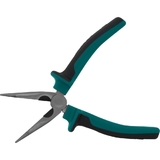 Длинногубцы изогнутые с двухкомпонентными рукоятками, 200 мм Jonnesway P1218