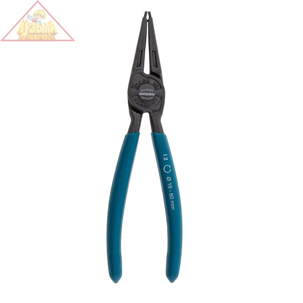 Съемник, 175 мм, для внутренних стопорных колец (19-60 мм), прямые губки (сжим) Gross, 18342