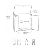 Ящик-шкаф Keter Вудлэнд 30 (STORE-IT-OUT MIDI UPGRADED) 845 л, бежевый (17210426), 249440