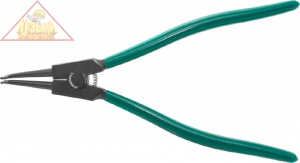 Щипцы изогнутые для стопорных колец удлиненные с ПВХ рукоятками Jonnesway , разжим, 85-165 мм, 3.5-4.0 мм, 310 мм арт. P18012D