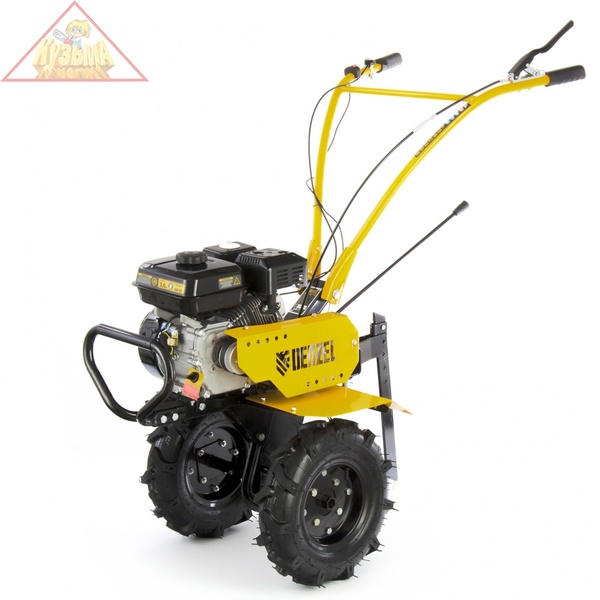 Мотоблок DPT-270, 7 л.с, ременное сцепление, ширина 85 см, глубина 35 см, фрез 3 х 4, ШОМ, передачи 2В/1Н Denzel, арт. 56402
