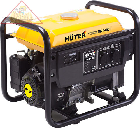 Инверторный генератор DN4400i Huter, 3.3 кВт, одноцилиндровый 4-тактный, бензиновый