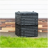 Компостер с крышкой Piteco 300 л, чёрный K1130