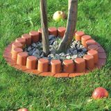 Бордюр для сада Prosperplast Palisada 4,05м, 8шт. ц. терракотовый IPAL7-R624