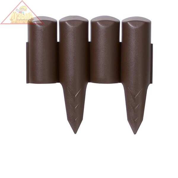 Бордюр для сада Prosperplast Palisada border ц. коричневый IPBO-R222