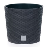 Кашпо для цветов Prosperplast RATO ROUND антрацит 2 предмета 15 и 15.3л DRTUS300L-S433