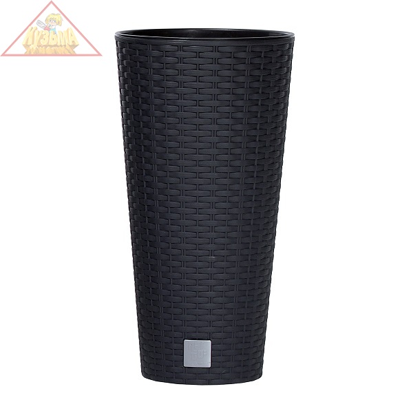 Кашпо для цветов Prosperplast RATO TUBUS антрацит 2 предмета 7.5 и 15.5 л DRTUS250-S433