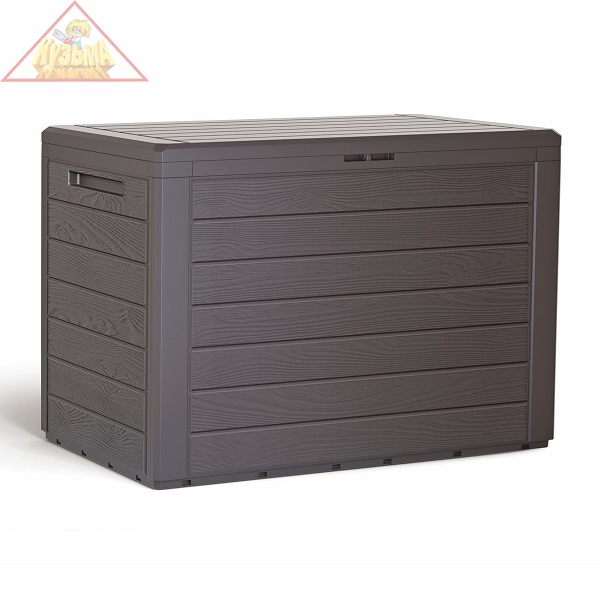 Ящик для хранения Prosperplast Woodebox 190л, венге MBWL190-440U