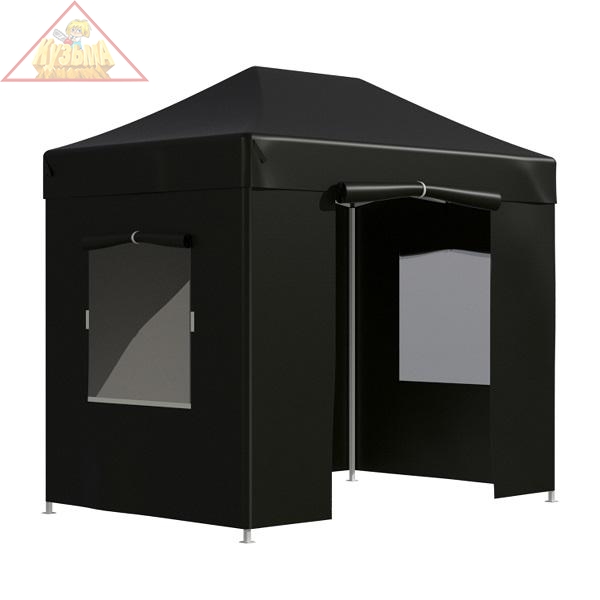 Тент-шатер садовый быстро сборный Helex 4322 3x2х3м полиэстер черный
