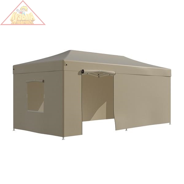 Тент-шатер садовый быстро сборный Helex 4362 3x6х3м полиэстер бежевый