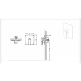 Cмеситель для душа Bravat Source Black 1-функц. PB8173218BW-ENG черный