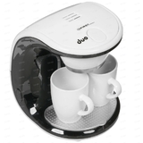 Кофеварка FIRST FA-5453-2 White/black, 450 Вт, 2 чашки