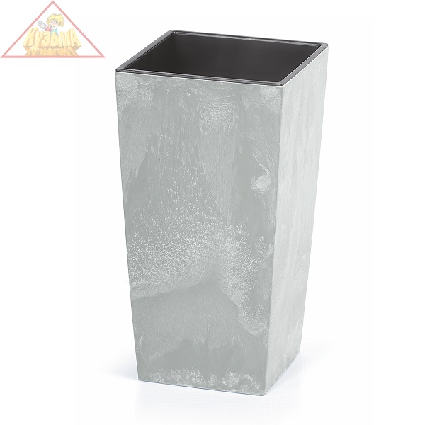 Кашпо для цветов Prosperplast URBI SQUARE BETON 11 и 26.6 л, бетон DURS265E-422U 