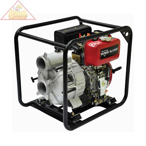 Мотопомпа Elitech МД 1100 Д 80 Г