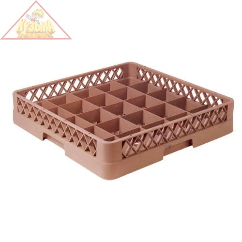 Кассета посудомоечная на 25 стаканов 500х500х100мм Viatto JW-25
