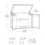 Ящик-шкаф Keter Grande-Store EXTRUDED 2020 л, (17204255), 230458