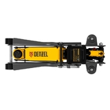 Домкрат гидравлический подкатной с фиксатором, 2,5 т, 85-385 мм, в пласт. кейсе Denzel 51233