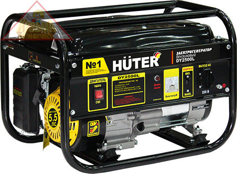 Электрогенератор DY2500L Huter, 2000 Вт, ручной стартер