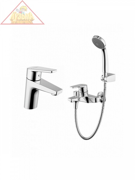 Набор смесителей для ванны Line: F15299C-1, F65299C-B-RUS BRAVAT арт F5299C-SET