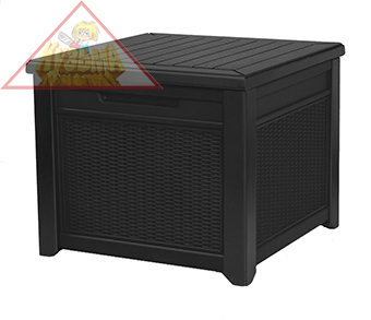 Сундук "CUBE RATTAN" 208 л Keter, цвет-графит 939 (17199597), 237778