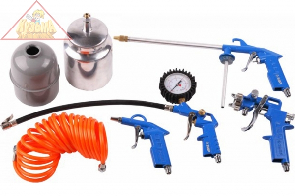 Набор пневмоинструмента ЗУБР MS-5G универсальный, 5 предм. арт. 06459-H5_z01