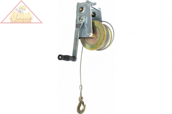 Лебедка барабанная Стелла-техник WH25-20 грузоподъемность 1,1т, канат 20м