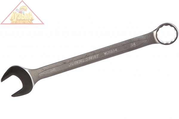 W26134 Ключ гаечный комбинированный, 34 мм.Jonnesway