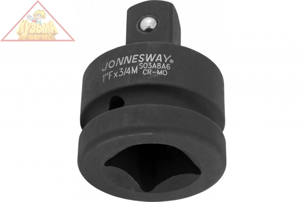 S03A8A6 Адаптер для ударных головок 1"(F) - 3/4"(M).Jonnesway